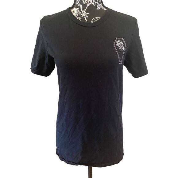 Custom Ink Coffin T Shirt Grunge Punk Emo Alternative Goth Gothic - Picture 2 of 9